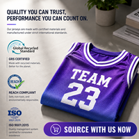 Unisex Anpassbares Wendebares Basketball-Trikot Schnelltrocknend Atmungsaktives Polyester-Mesh Sportbekleidung für Erwachsene Übergrößen XS-XL Bedruckt