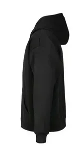 Men's Black Hooded Sweatshirt Regular Fit Solid Colour Casual Fleece <b>Hoodie</b> With Front Pocket Autumn Wear 2027 - Product Image 5