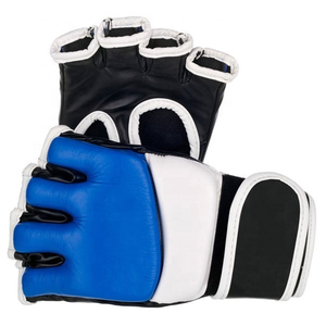 Guantes Profesionales de PU sin Dedos Estilo MMA de Calidad Premium con Absorción de Humedad y Cierre de Gancho y Bucle para Disfraces de Boxeo de Alto Rendimiento - Product Image 6