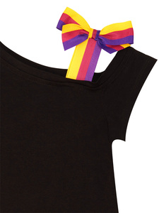 Unicornio Rock manga corta hasta la rodilla verano niños niñas vestido 100% algodón negro ODM envío rápido - Product Image 4