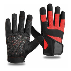 Guantes de dedo completo personalizados para levantamiento de pesas y levantamiento de pesas, guantes de gimnasio para ejercicio a la venta - Product Image 1