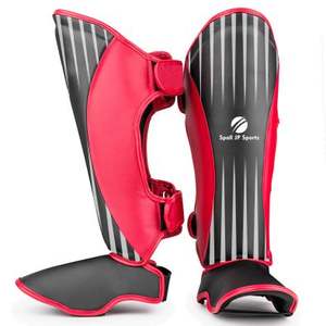 Protège-tibias personnalisé de style nouveau, vente chaude, meilleure qualité, protège-tibias et protège-pieds imprimés, cuir véritable, protège-tibias de Muay Thai - Product Image 3