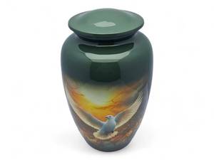 Humming Bird Memorial Cremation Urn <b>for</b> Human <b>Ashes</b> <b>for</b> Funeral 10 Inch Large Urn <b>for</b> Human <b>Ashes</b> up to 200 Lbs - Product Image 6