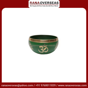 Bol chantant en laiton bouddhiste tibétain à motif Om et arbre de meilleure qualité pour le yoga à un prix compétitif - Product Image 6