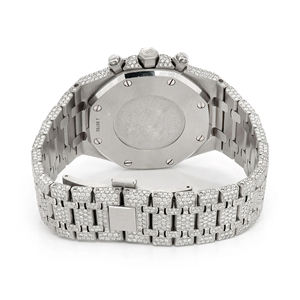 Reloj de Lujo de Alta Gama con Diseño Octagonal, Oro, VVS, Moissanita, Cuarzo, Moda, 20 mm - Product Image 6