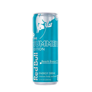 Pour Red Bull Summer Edition 250ml Boisson énergisante carbonatée sans sucre à faible teneur en glucides Ingrédient primaire Emballage en vrac Export Rouge - Product Image 6