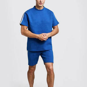 Ensemble short et t-shirt respirants à quantité minimale de commande basse Meilleur prix de vente Ensemble de shorts d'été pour hommes - Product Image 3