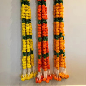 Decoración de boda tradicional del sur de la India, guirnalda Floral para colgar en la pared, evento, escenario, telón de fondo, fiesta festiva, despedida de soltera, Diwali Holi - Product Image 1