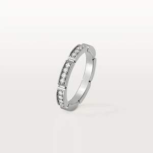 Bague de fiançailles et d'éternité en or rose avec diamant de laboratoire taille ronde pour femme - Product Image 2