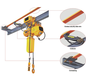 Palans électriques à chaîne mobiles industriels de 5 tonnes 220V pour le levage sur le lieu de travail - Product Image 3