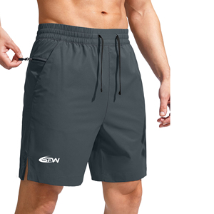 กางเกงขาสั้นวิ่งสำหรับผู้ชายกางเกงขาสั้นออกกำลังกายสำหรับเล่นกีฬาในยิมมีกระเป๋ามีซิป - Product Image 1