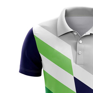 2025 moda OEM 100% algodón pesado 220gsm diseñador logotipo personalizado hombres raya Polo camiseta - Product Image 5