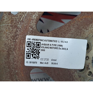 Volant moteur JAGUAR S-Type 2ème série 4R836375AC AUTOMATIQUE AJD diesel 2720 (02>04) - Product Image 6