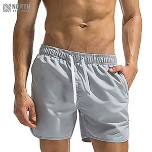 Shorts de sport pour hommes avec poches, légers, extensibles, personnalisés avec logo, pour la course à pied, la salle de sport, la remise en forme, la compression athlétique - Product Image 1