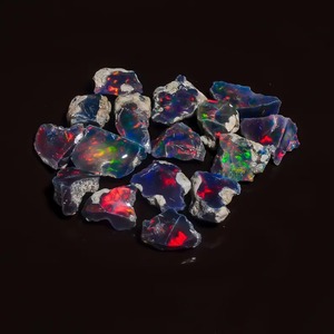 Mehrajudin Gems Opale Bleue Naturelle, Pierre Précieuse Non Taillée, 5000 Carats, Qualité Brute, Certifiée par un Certificat Tierce Partie, pour la Fabrication de Bijoux - Product Image 1