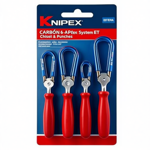 Ensemble de 6 outils de sécurité KNIPEX : ciseaux et poinçons - Product Image 3
