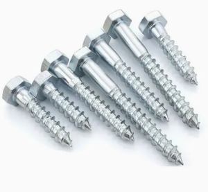 Vis à bois à tête hexagonale en acier inoxydable M16 M18 M20 100 mm 120 mm, <span class=keywords><strong>prix</strong></span> d'usine, vis à bois DIN571, vis à bois - Product Image 1