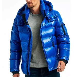 High Quality Custom logo Print Winter Cotton Bubble Jacket Men Oversize Outdoor Men Puffer Jackets 2025 - Product Image 3