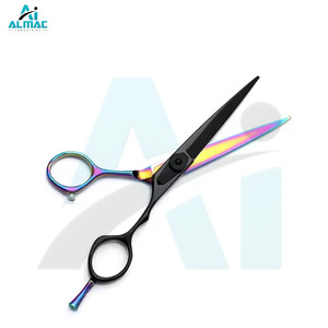 ALMAC Ciseaux de salon en acier japonais multicolore de 6 pouces, tranchants pour la coupe des cheveux en acier inoxydable. - Product Image 2