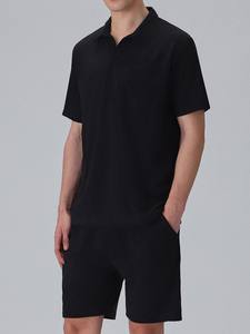 Conjunto de hombre de alta calidad con logotipo personalizado de verano para hombre con top de manga corta y pantalones cortos conjuntos de gemelos para hombre - Product Image 5