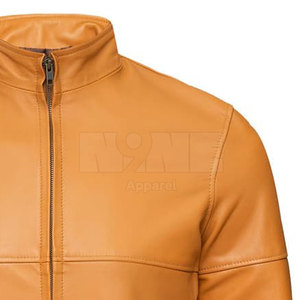 Wholesale OEM Service Custom Logo Breathable Windproof Men's <b>Leather</b> <b>Jacket</b> with Custom Colors <b>Winter</b> Season - Product Image 5