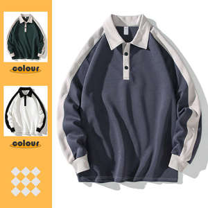 Camisetas Polo Personalizadas de Alta Calidad, Camisetas Polo de Manga Larga, Uniformes Oversize, Camisetas Polo a Rayas - Product Image 6