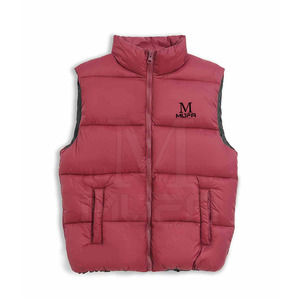 Chaleco Acolchado de Invierno para Hombre al Mejor Precio al por Mayor, Transpirable, de Poliéster/Algodón, Teñido Liso, Color Personalizado, Alta Calidad - Product Image 1