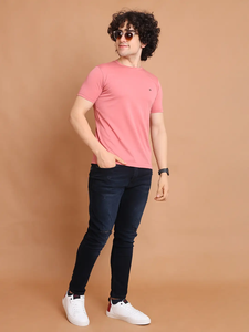 Venta caliente Camiseta básica de media manga con cuello redondo para todo el día Comodidad Estilo versátil y moda sin esfuerzo para hombres - Product Image 6