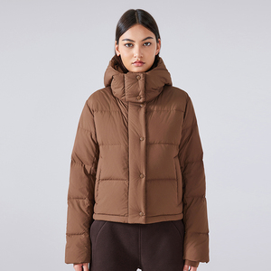 Chaqueta universitaria de plumón personalizada para mujer, chaqueta acolchada, chaquetas acolchadas con burbujas recortadas para mujer, abrigos para mujer, ropa de invierno - Product Image 6