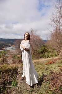 Robe longue en coton confortable pour femmes-Chemise de nuit et vêtements de détente grande taille avec décor à boutons Vente en gros confortable et respirant - Product Image 5