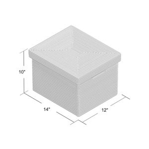 Rattan <b>basket</b> <b>with</b> a tight-fitting <b>lid</b> Handmade Storage <b>Basket</b> Wholesale eco-friendly Made in Viet Nam - Product Image 4