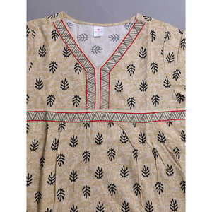 Peignoir pour femme 100% Coton, en tissu tissé imprimé, avec poche latérale, respirant, taille élastique avec cordon de serrage, ODM pour vêtements d'intérieur - Product Image 3