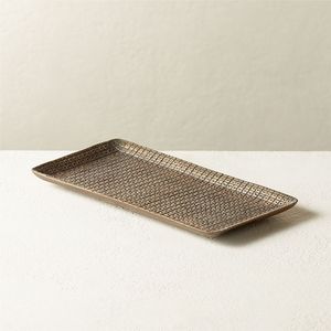 Premium Modern Metal Serving <b>Tray</b> With Chic Design Perfect For Serving Cocktails <b>Snacks</b> And Beverages During Social Events - Product Image 4
