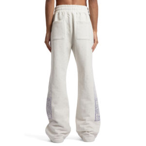 Logo personnalisé Survêtement Ensemble Coton Polaire Strass Streetwear Flare Jogger Deux Pièces Vente De Gros OEM Pull Survêtement - Product Image 1