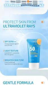 Refreshing Whitening Spf 50+ Uv Resistant Sunscreen High Quality Long Lasting Niacinamide Sunscreen