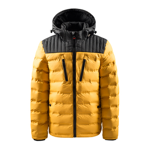 แจ็กเก็ตมีหลายสีแนวสตรีทไฮสตรีทแจ็คเก็ตบับเบิ้ลมีฮู้ดสำหรับผู้ชายแฟชั่นสไตล์พองๆใส่ในฤดูหนาว - Product Image 2