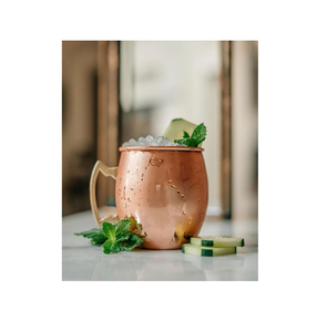 Grands mugs en cuivre durables avec poignées de qualité supérieure pour les amateurs de camping, de Moscow Mule et de cocktails - Product Image 2