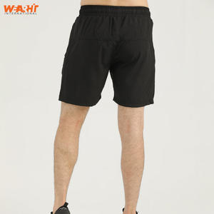 Short en coton décontracté pour hommes le plus vendu High Street respirant taille moyenne conception cordon tricoté solide léger pour - Product Image 5