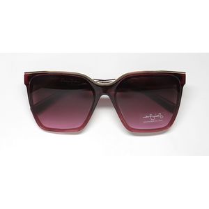 Occhiali da Sole Sean John SJS2036 Eleganti in Acetato Premium con Lenti Sfumate, Protezione UV/UVB al 100%, Montatura Quadrata Leggera, Rosso Arancio - Product Image 2