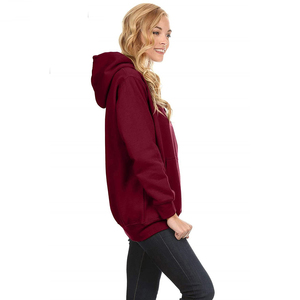Fabricante-Sudaderas con capucha de punto de algodón 100% personalizadas para mujer Ropa de calle de talla grande Invierno - Product Image 5
