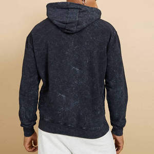 Nouvel arrivage de haute qualité 100% coton lourd 400 GSM pull à capuche délavé à l'acide sweats à capuche surdimensionnés pour hommes - Product Image 4