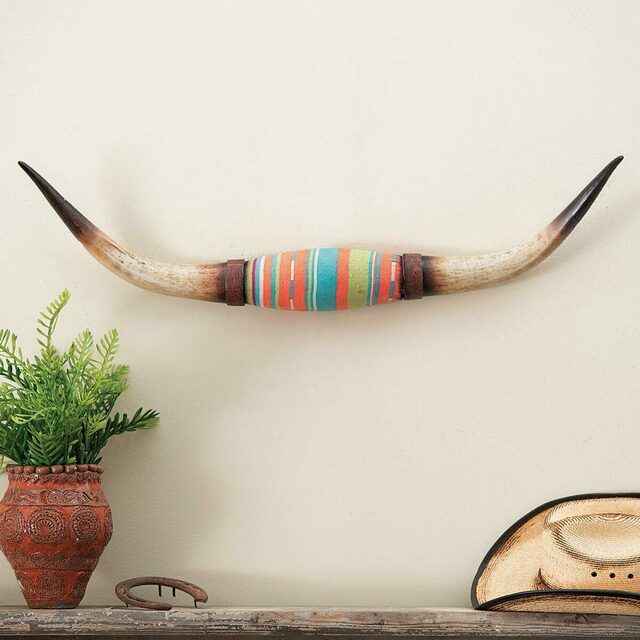 American heritage Classic Black Steer Horns from India Wide Decorative Bull Horns for Farmhouse Man Cave or Western Themed Decor