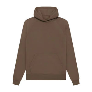 Alta calidad 500 GSM algodón grueso en blanco liso peso pesado sudaderas con capucha de gran tamaño sin cuerda Unisex logotipo personalizado tallas grandes sudaderas con capucha para hombre - Product Image 6