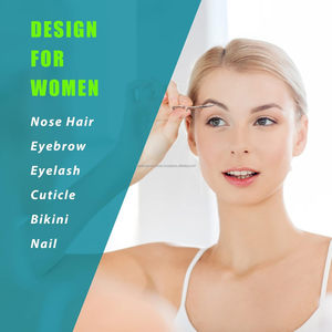 Professional Black Rounded Nose Hair Safety Scissor Small Stainless Steel <b>Makeup</b> Scissors Wholesale Beauty Supply Logo - Product Image 5