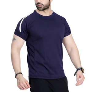 Vente directe usine – T-shirt de sport léger 220 g/m² à col rond, design tendance pour l'été, idéal pour la gym et l'entraînement – Nouveauté très demandée - Product Image 1