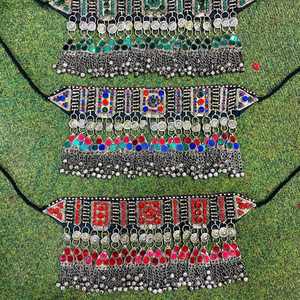 Elegant Stainless Steel Afghan Women <b>Jewelry</b> <b>Set</b> Vibrant Ethnic Craftsmanship for <b>Bridal</b> Outfits Festive Occasions Party Wear - Product Image 4