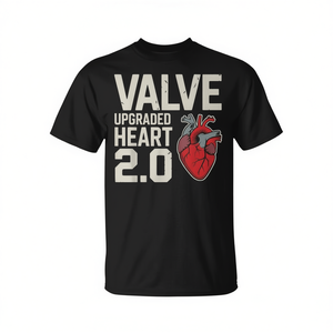 Migliora il tuo supporto post-chirurgico con questa maglietta per la valvola aortica, ideale per uso promozionale - Product Image 2