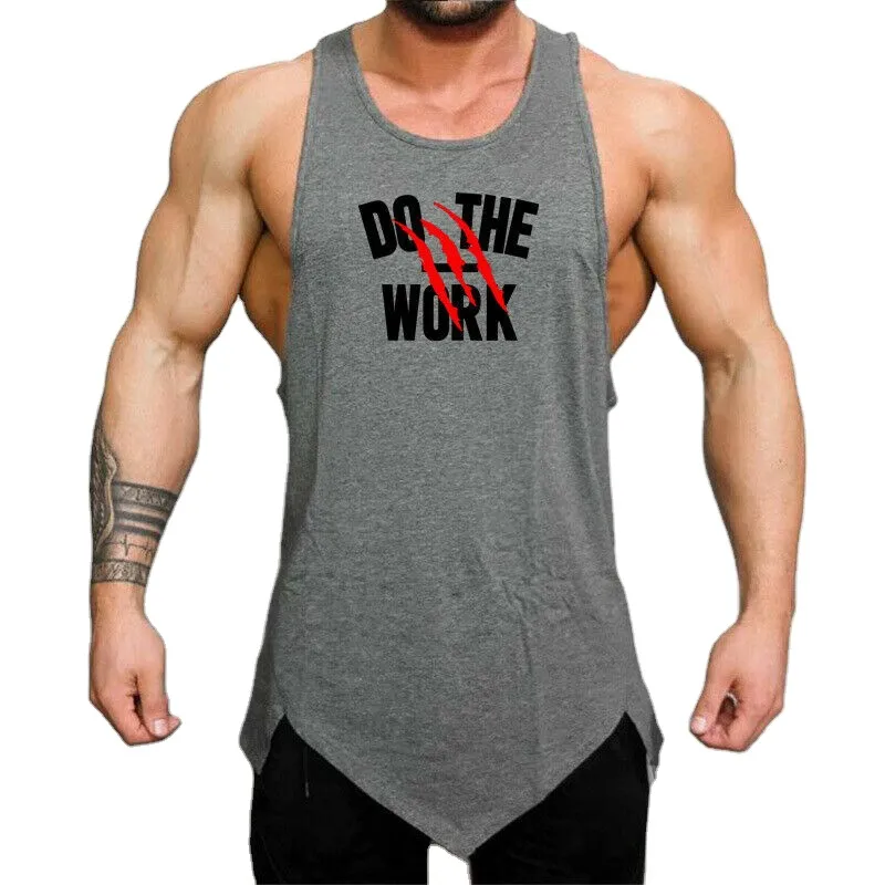 Factory Made Cheap Price Men Breathable Tank Tops High Quality Cotton Polyester Men Comfortable Wear Tank Tops With Custom Logo