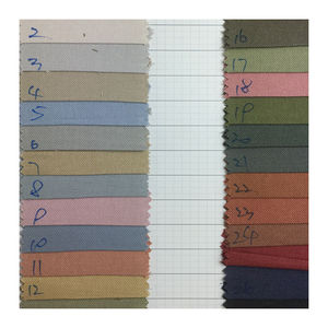 Tela de sarga de punto de algodón orgánico 100%, rollo de doble cara, tejido de punto de algodón para fregar con agua - Product Image 2