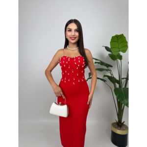 Vestido Satinado Tipo Tubo 3007 - Product Image 6